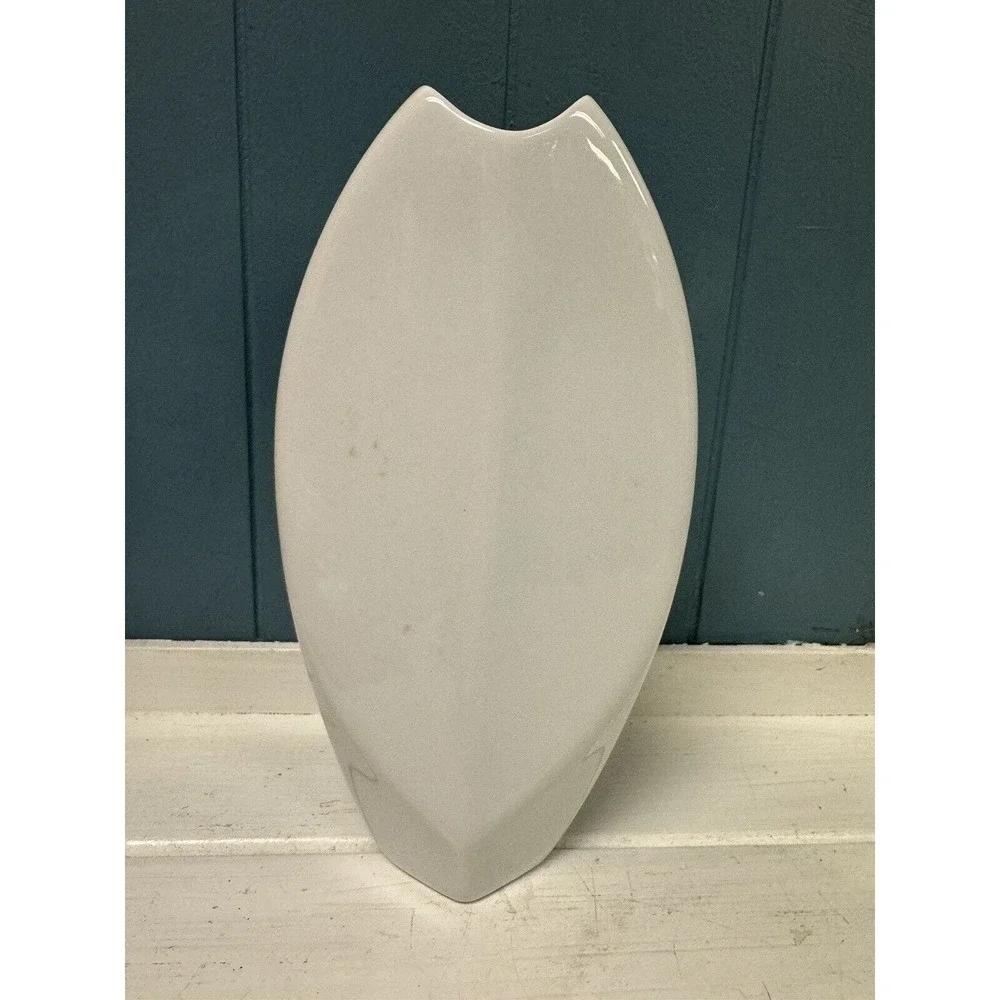 Vintage Native American Dancer White‎ Tulip Vase